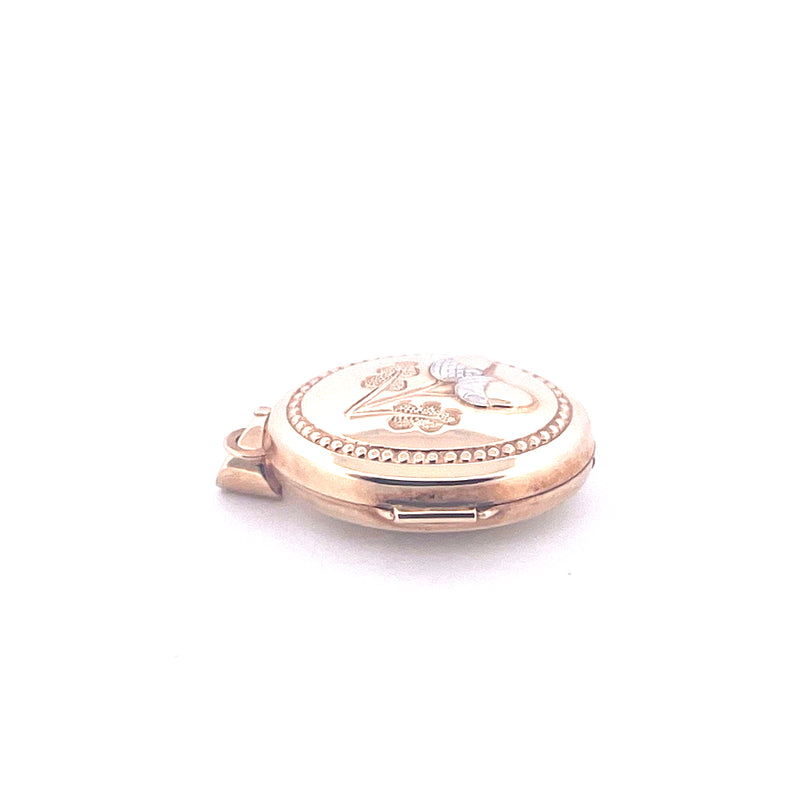 9KT Yellow Gold Locket Pendant