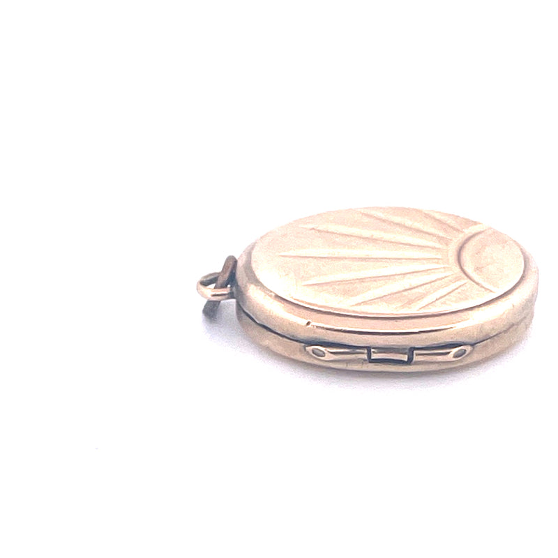 9KT Yellow Gold Locket Pendant