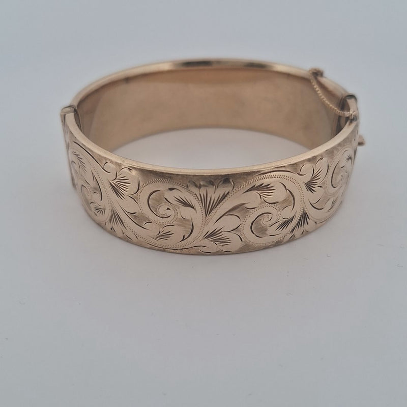 Vintage 1/5th 9KT Rolled Gold Bangle