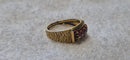 Diamond & Ruby Ring 18kt