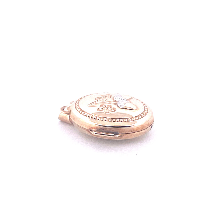 9KT Yellow Gold Locket Pendant