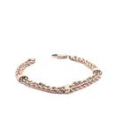 9KT Yellow Gold Double Twist Rope Bracelet