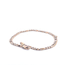9KT Yellow Gold Figaro Bracelet