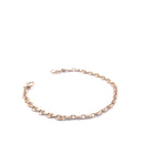 14KT Yellow Gold Puffed Mariner Link Bracelet