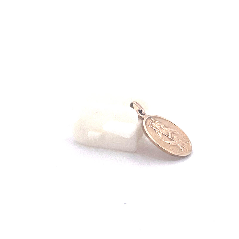 9KT Yellow Gold Religious Pendant
