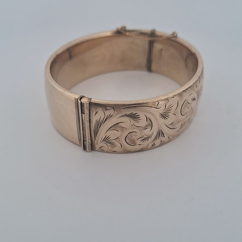 Vintage 1/5th 9KT Rolled Gold Bangle