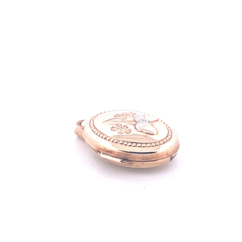 9KT Yellow Gold Locket Pendant