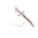 9KT Yellow & White Gold Cross Pendant