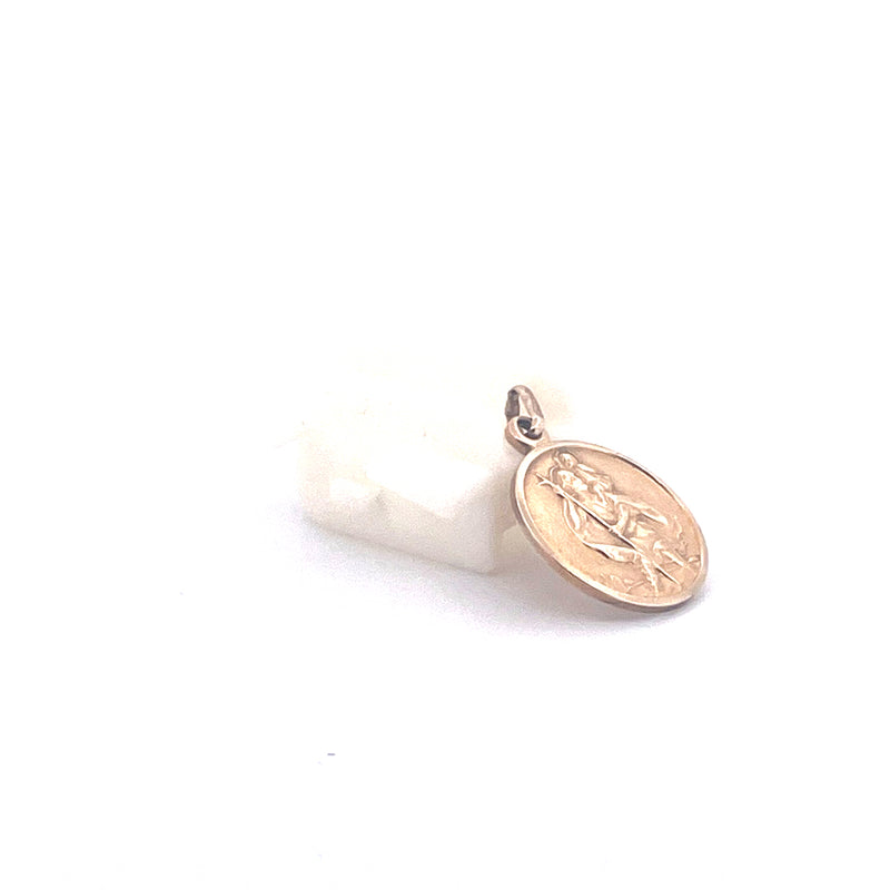 9KT Yellow Gold Religious Pendant