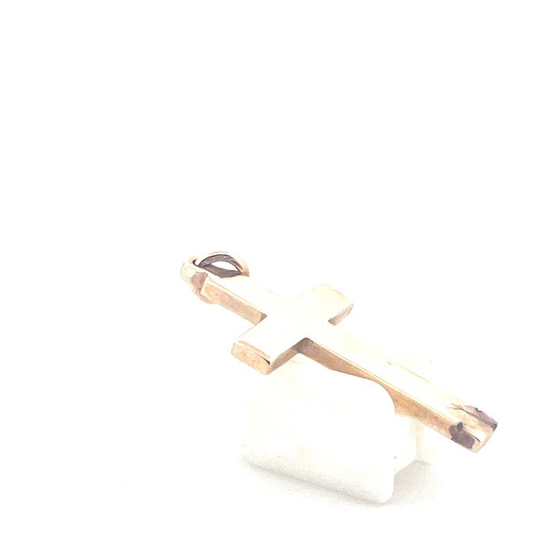 9KT Yellow Gold Cross Pendant