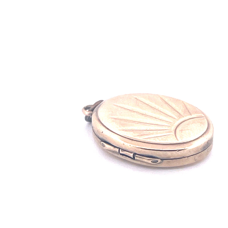 9KT Yellow Gold Locket Pendant