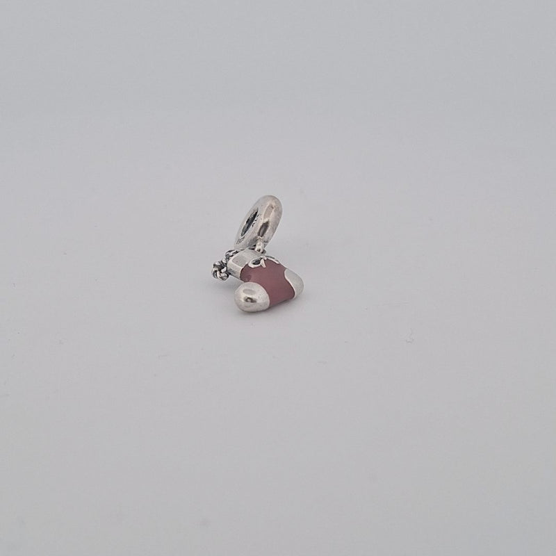 Sterling Silver Pandora Festive Stocking Dangle Charm