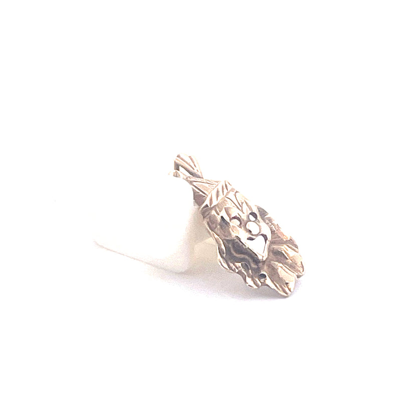 9KT Yellow Gold Clown Head Pendant