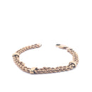 9KT Yellow Gold Double Twist Rope Bracelet