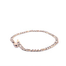 9KT Yellow Gold Figaro Bracelet