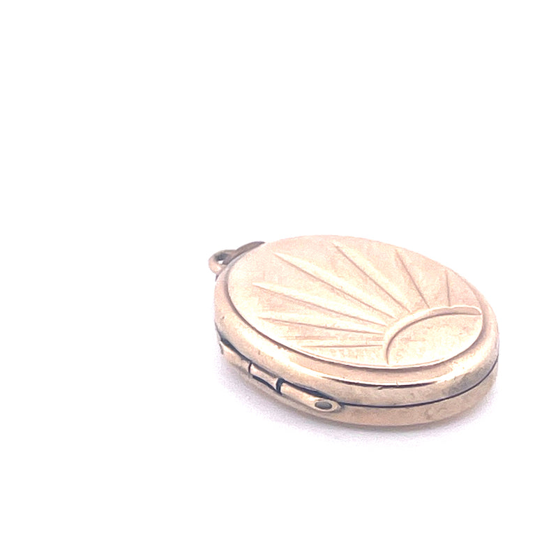 9KT Yellow Gold Locket Pendant