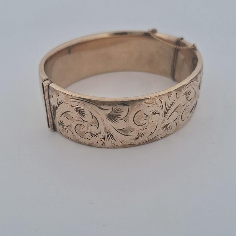 Vintage 1/5th 9KT Rolled Gold Bangle