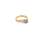 18kt Yellow Gold Solitaire Diamond Ring