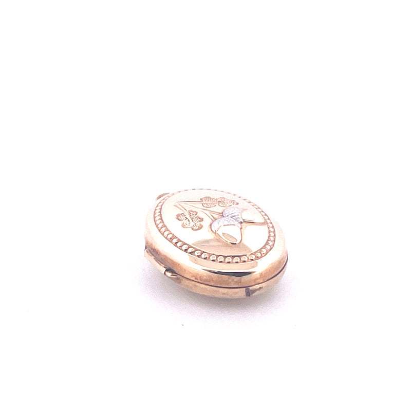 9KT Yellow Gold Locket Pendant