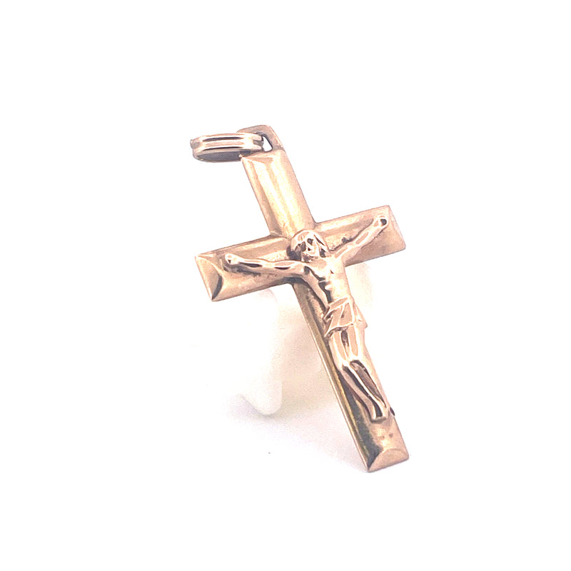 9KT Yellow Gold Cross Pendant