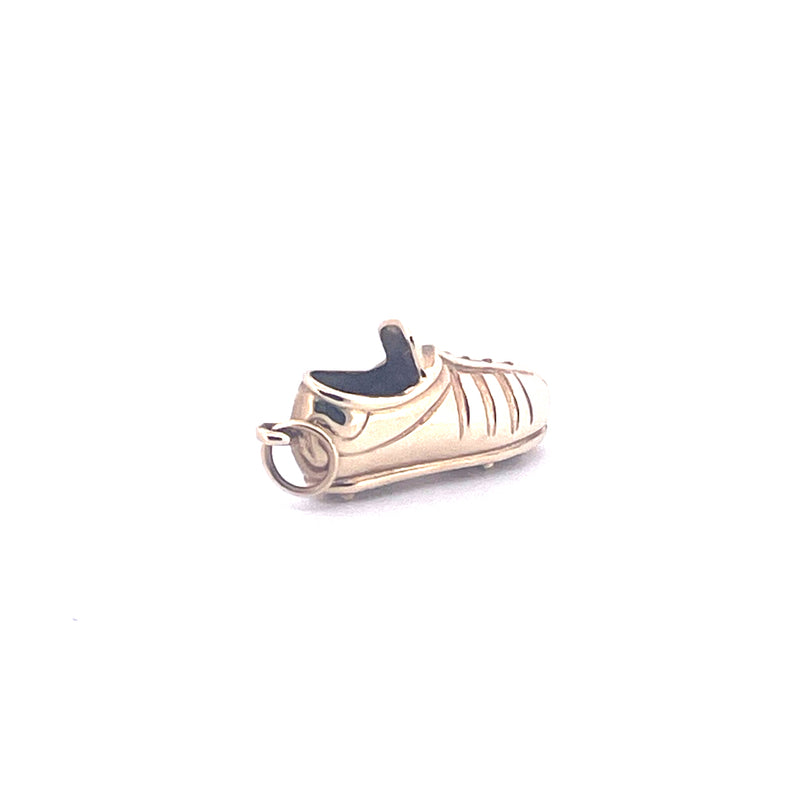 9KT Yellow Gold Football Boot Pendant
