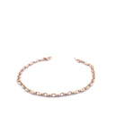 14KT Yellow Gold Puffed Mariner Link Bracelet