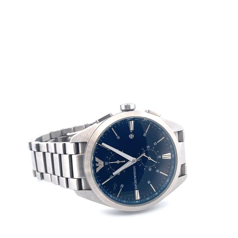 Emporio Armani Claudio Chronograph Blue Dial (Grade B)