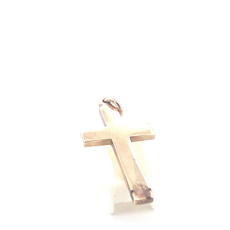 9KT Yellow Gold Cross Pendant
