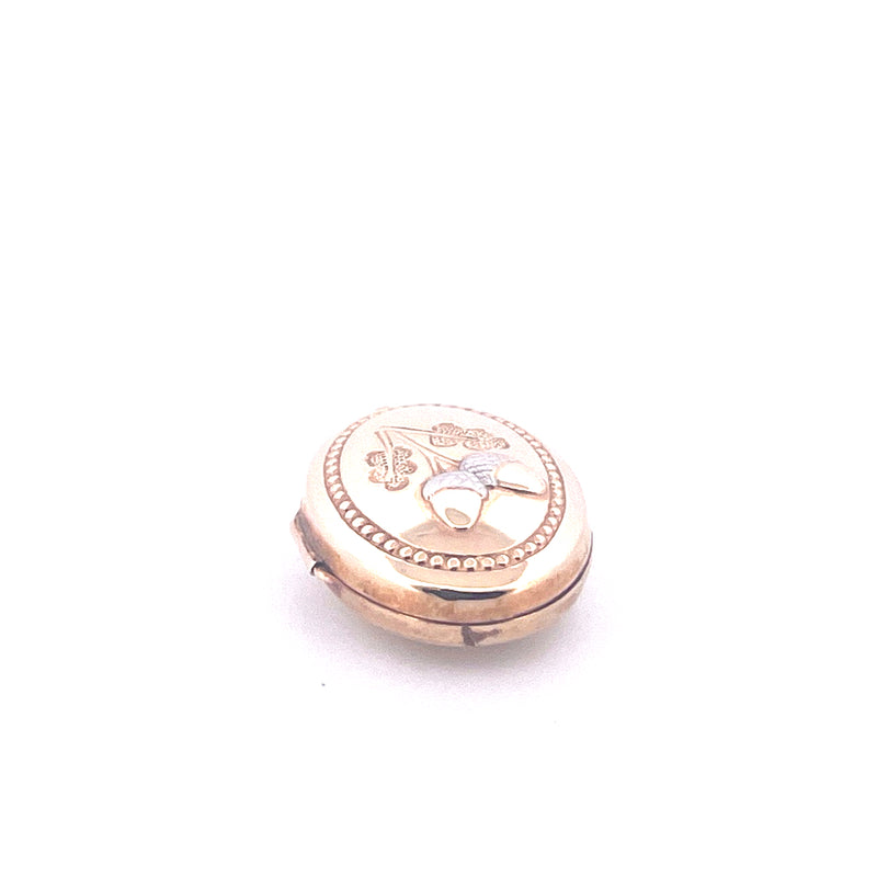 9KT Yellow Gold Locket Pendant