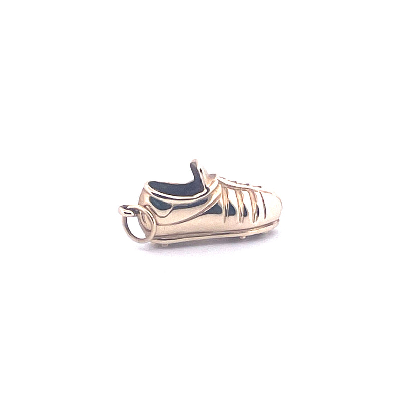 9KT Yellow Gold Football Boot Pendant