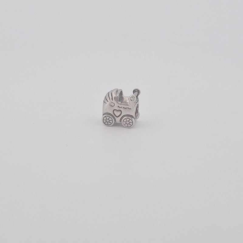 Sterling Silver Pandora Baby Carriage Charm