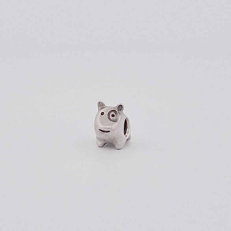 Sterling Silver Pandora Patch Eye Dog Charm