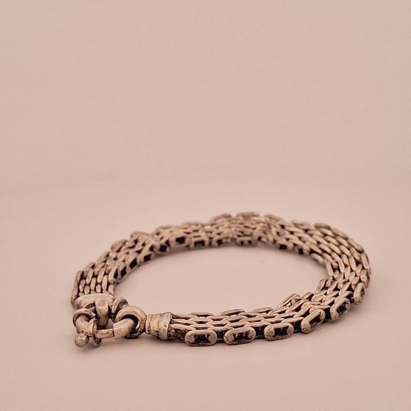 Sterling Silver Bracelet Woven Style