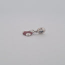 Sterling Silver Pandora Festive Stocking Dangle Charm