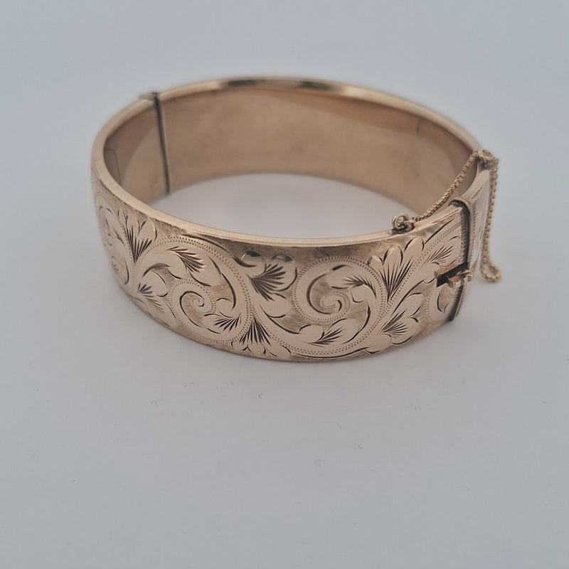 Vintage 1/5th 9KT Rolled Gold Bangle