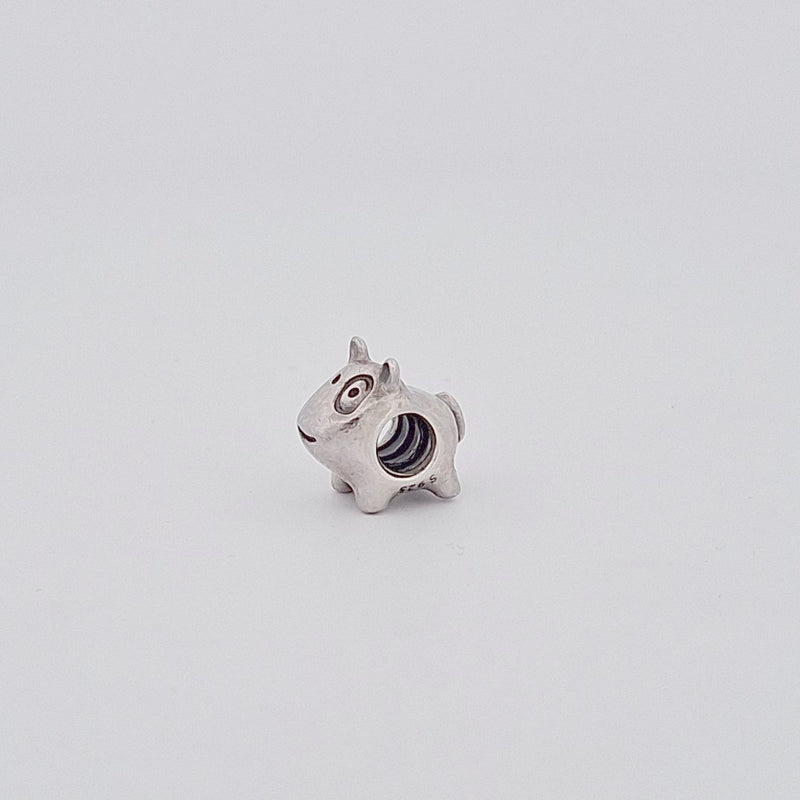 Sterling Silver Pandora Patch Eye Dog Charm