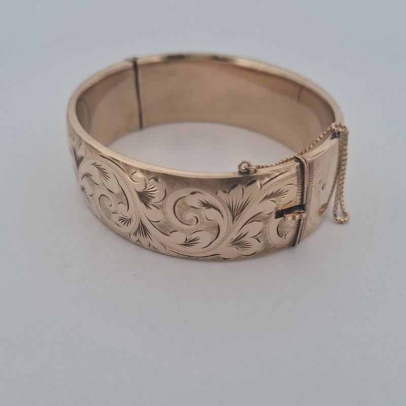 Vintage 1/5th 9KT Rolled Gold Bangle