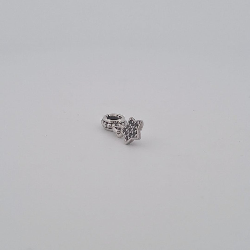 Sterling Silver Pandora Pave Star Dangle Charm