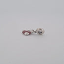 Sterling Silver Pandora Festive Stocking Dangle Charm