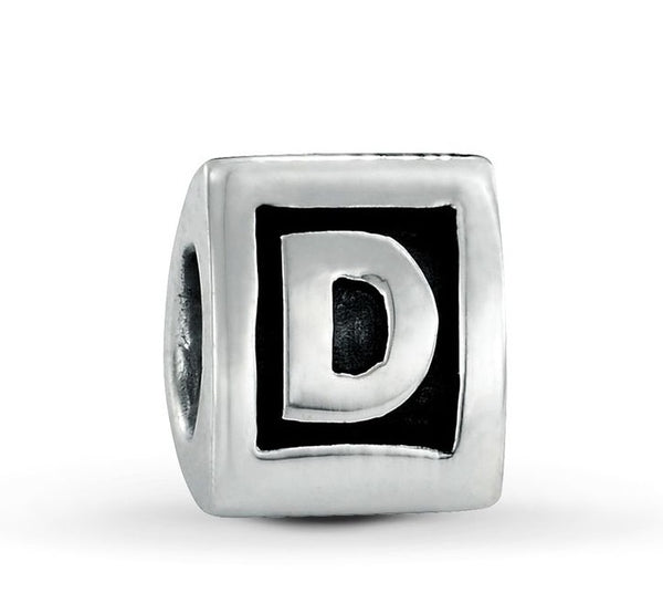 Sterling Silver Pandora Initial D Charm