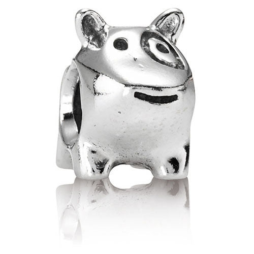 Sterling Silver Pandora Patch Eye Dog Charm