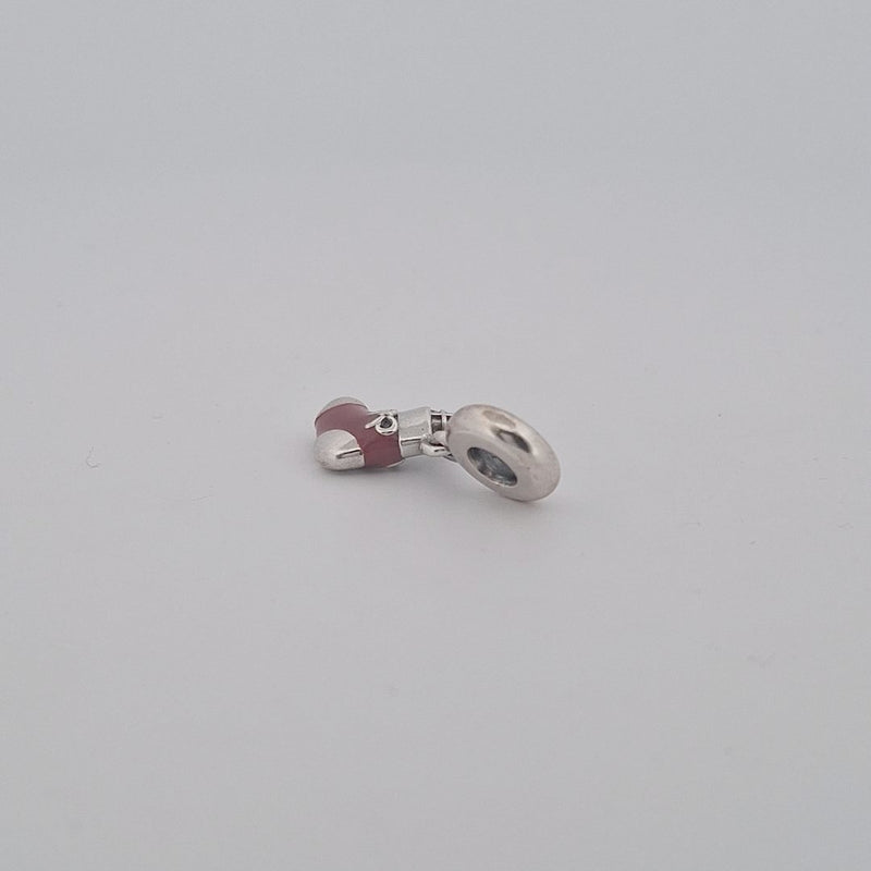 Sterling Silver Pandora Festive Stocking Dangle Charm