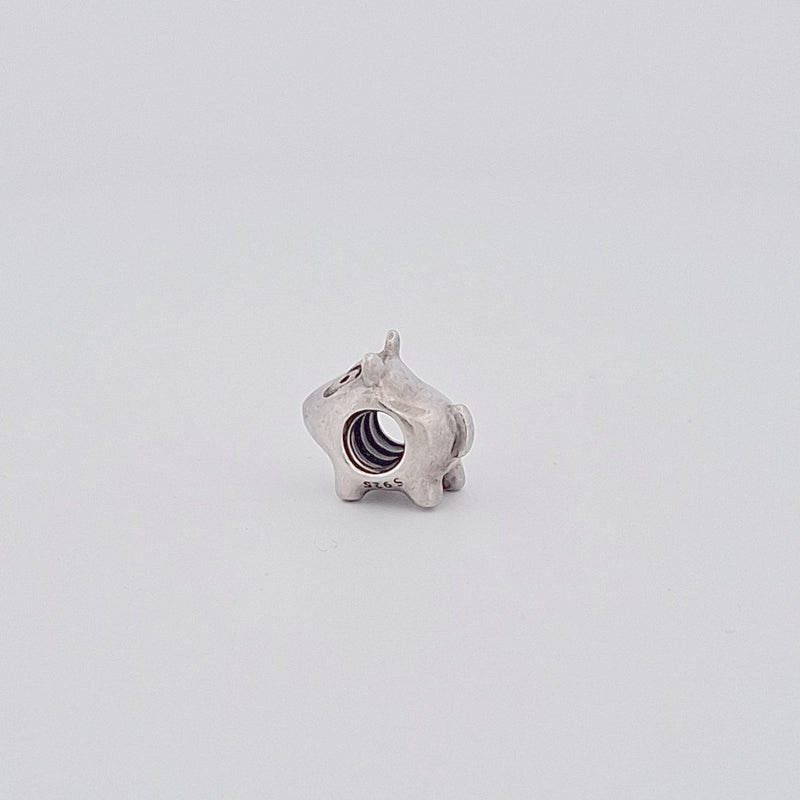 Sterling Silver Pandora Patch Eye Dog Charm