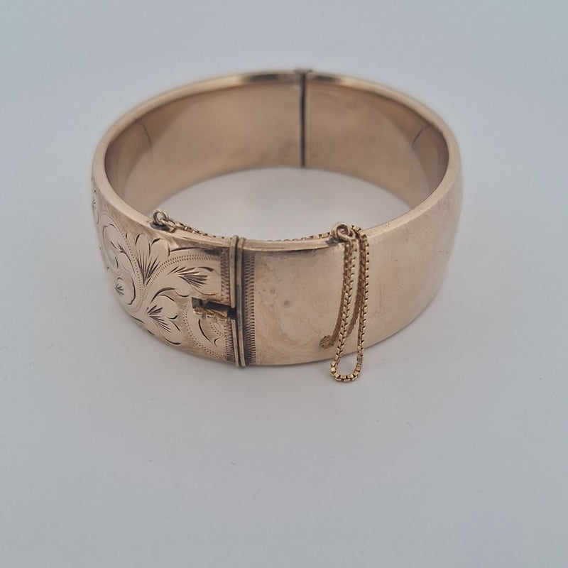 Vintage 1/5th 9KT Rolled Gold Bangle