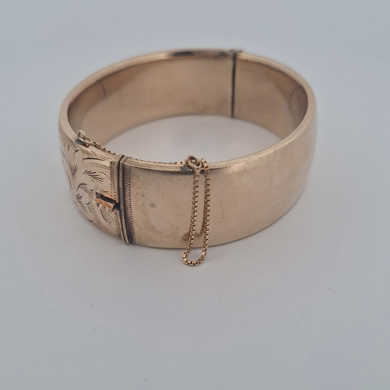 Vintage 1/5th 9KT Rolled Gold Bangle