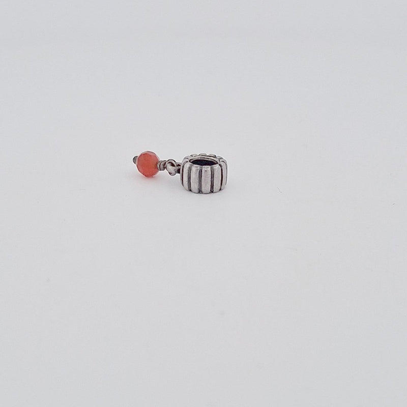 Sterling Silver Pandora Carnelian July Dangle Charm