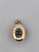 9KT Yellow Gold Locket Pendant