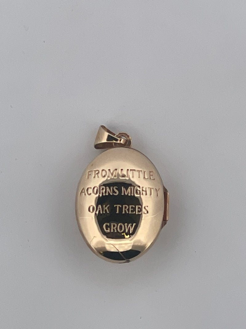 9KT Yellow Gold Locket Pendant