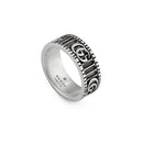 Gucci unisex ring with Double G in silve, Grade B