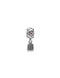 Sterling Silver Pandora Ballet Slippers Dangle Charm